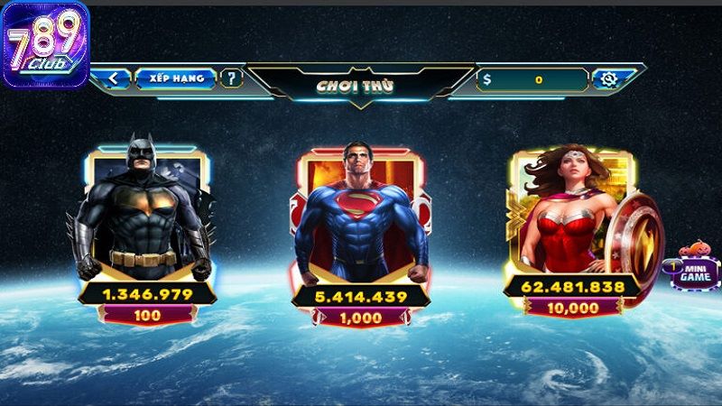 Luật chơi Justice League 789Club cụ thể và đầy đủ